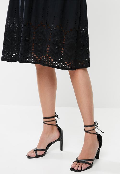 Jacqueline de Yong - Sweety knee skirt - black