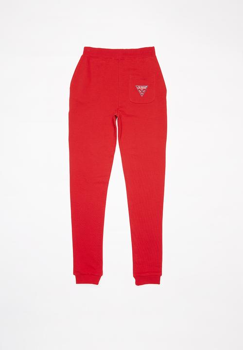GUESS - Guess active pants - red 