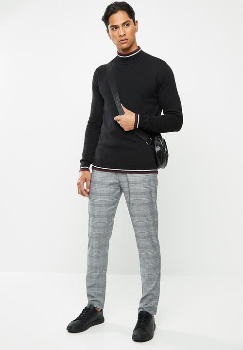 Brave Soul - Hallis turtleneck knitwear - black
