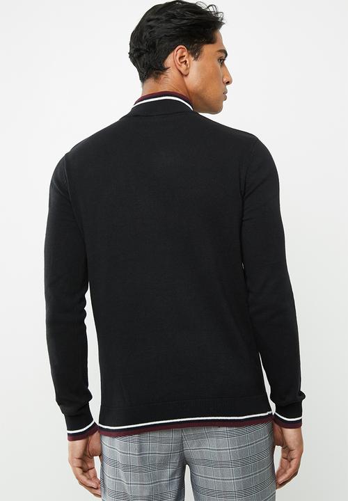 Brave Soul - Hallis turtleneck knitwear - black