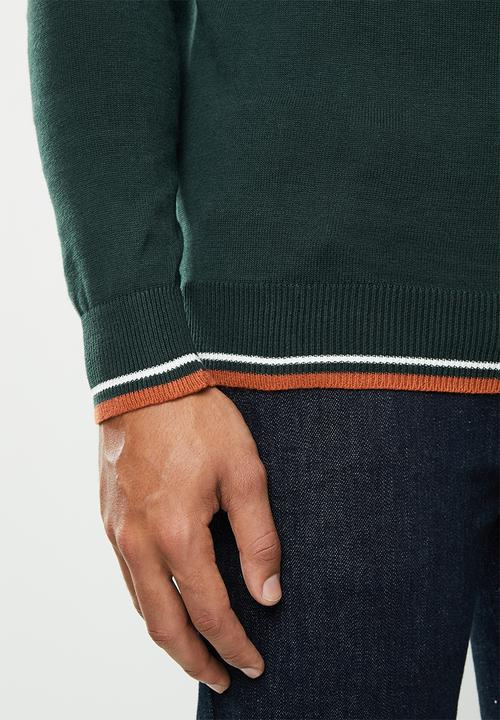 Brave Soul - Hallis turtleneck knitwear - green