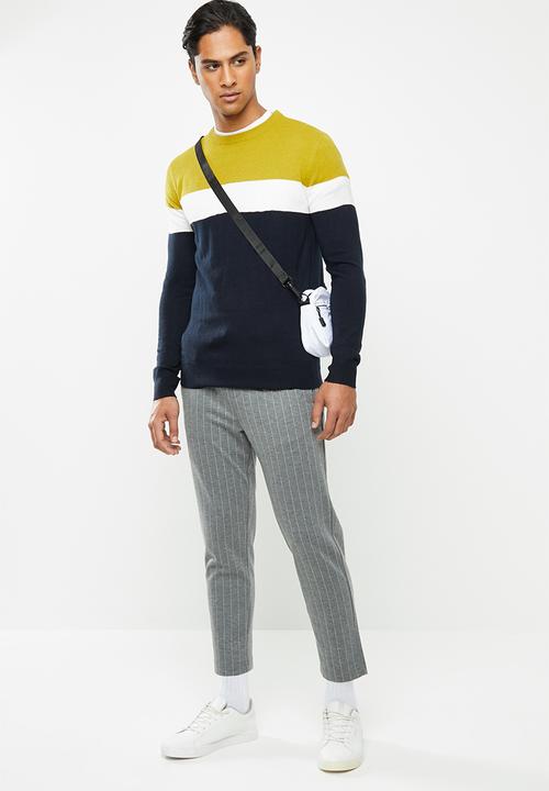 Brave Soul - Maxon cb crew knitwear - multi
