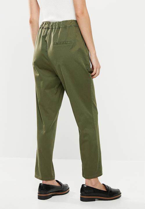 Cotton On - Ava tapered pants - khaki