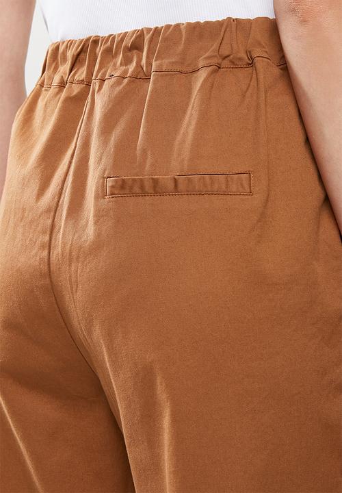 Cotton On - Ava tapered pants - brown