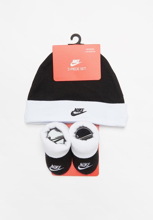 Nike - Nike futura hat & bootie 2 pack - black & white 