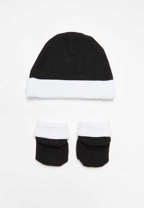Nike - Nike futura hat & bootie 2 pack - black & white 