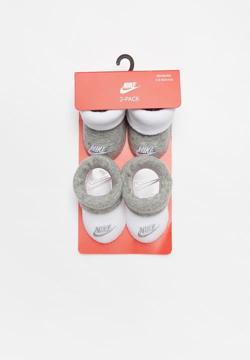 Nike - Nike futura bootie  2 pack - grey & white 