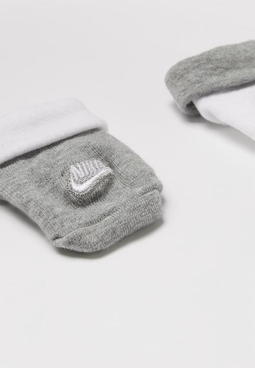 Nike - Nike futura bootie  2 pack - grey & white 
