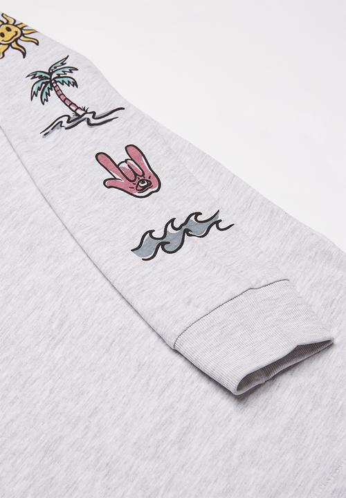 Cotton On - Tom long sleeve tee - grey