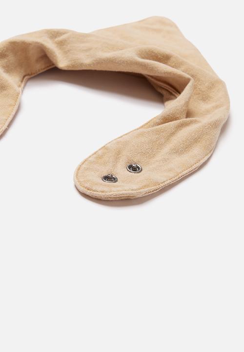 Cotton On - Cody bandana bib - beige 