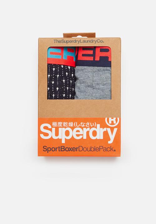Superdry. - Sport 2 pack boxers - multi