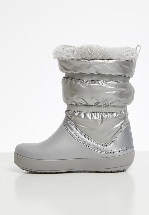 Crocs - Lodgepoint metallic boot  - silver