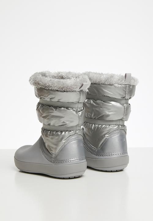 Crocs - Lodgepoint metallic boot  - silver