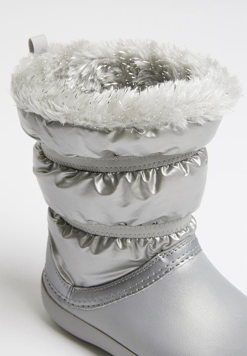 Crocs - Lodgepoint metallic boot  - silver
