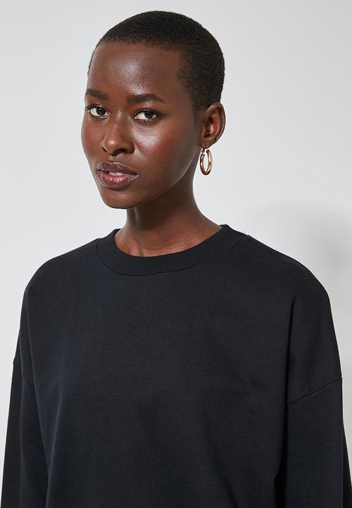 Superbalist - Crew neck sweat - black