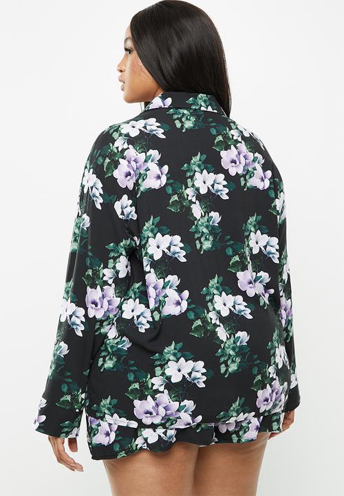 Superbalist - Plus sleep shirt & shorte set - multi 