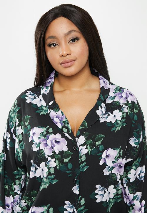 Superbalist - Plus sleep shirt & shorte set - multi 