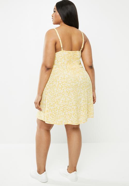 Cotton On - Curve woven kendall dress taylah ditsy - sundress