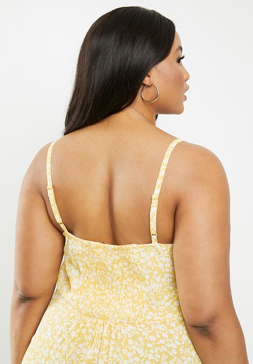Cotton On - Curve woven kendall dress taylah ditsy - sundress
