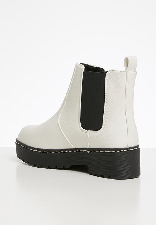 Cotton On - Frankie gusset flatform - white 