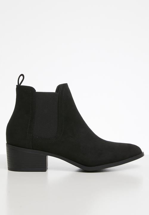 Cotton On - Brixton gusset boot - black
