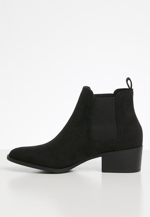 Cotton On - Brixton gusset boot - black