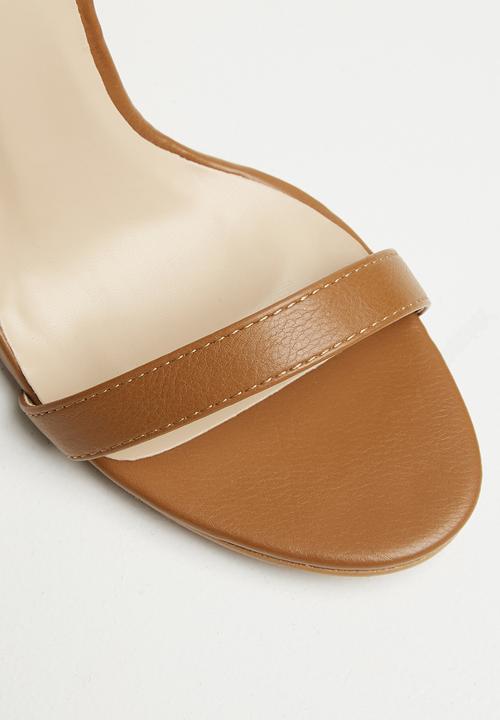 Superbalist - Angie strap block heel - tan