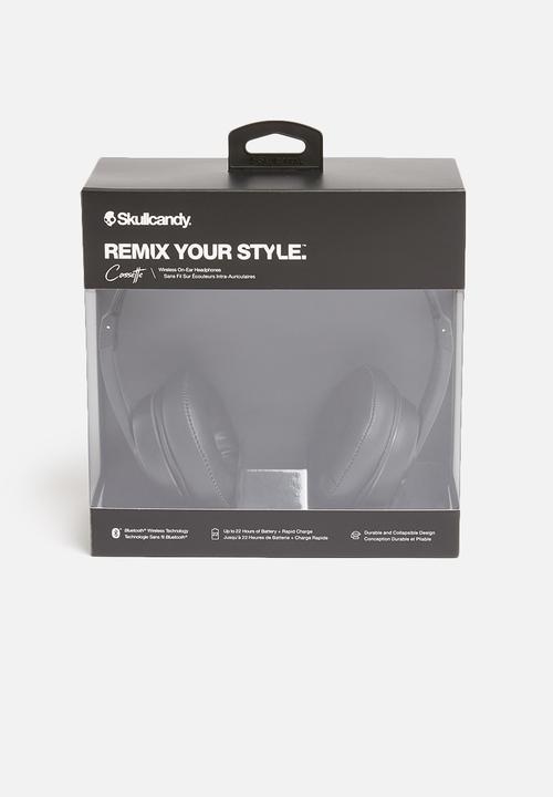 Skullcandy - Cassette wireless on-ear - black 