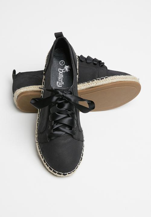 Butterfly Feet - Tahiti espadrille - black
