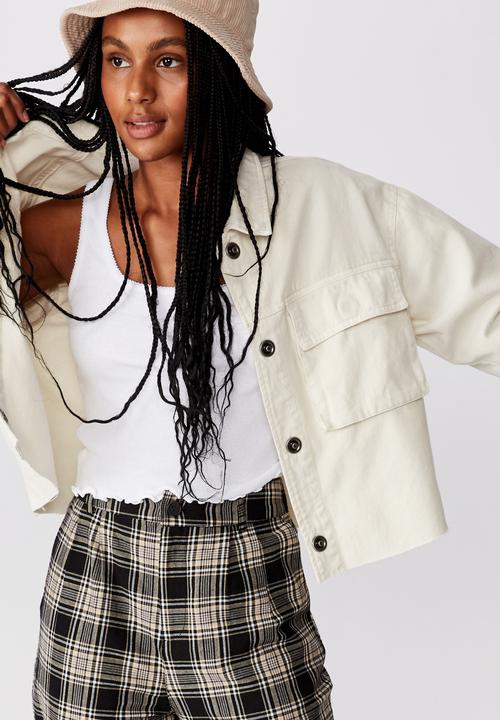 Factorie - Utility jacket - cream 