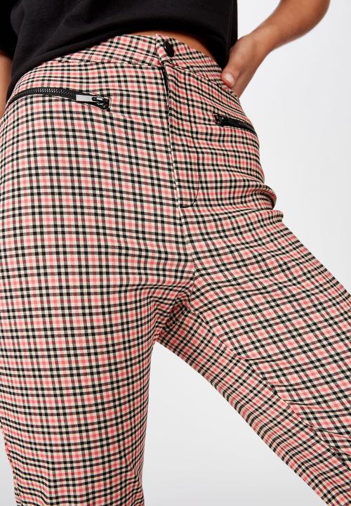 Factorie - Stretch check pant - multi