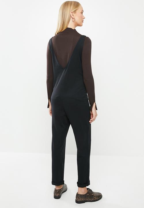 Jacqueline de Yong - Saki button jumpsuit - black