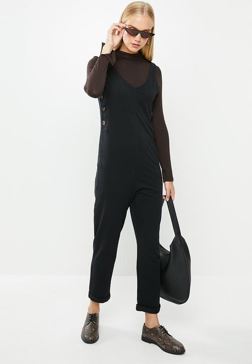 Jacqueline de Yong - Saki button jumpsuit - black