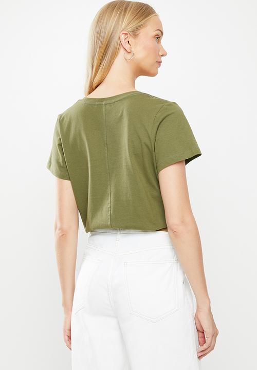 Cotton On - The one scoop tee - khaki 