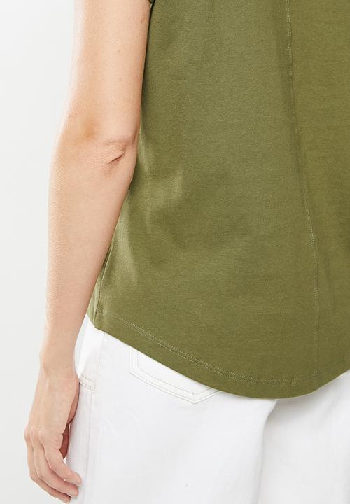Cotton On - The one scoop tee - khaki 