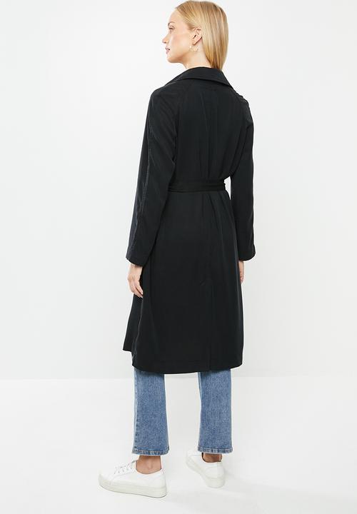 Cotton On - Must have trench - black
