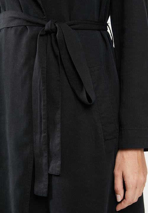 Cotton On - Must have trench - black