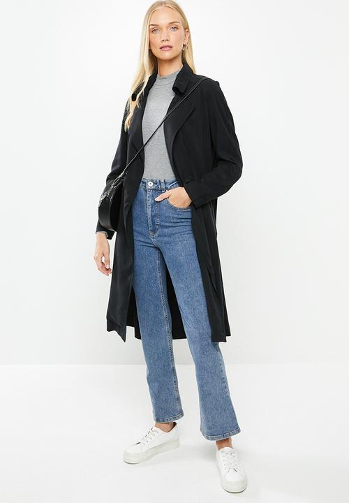 Cotton On - Must have trench - black