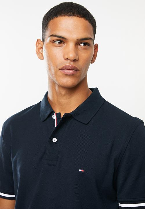 Tommy Hilfiger - Basic tipped regular polo - navy 