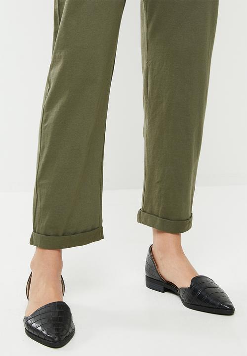 Jacqueline de Yong - Saki sleeveless button jumpsuit - green 