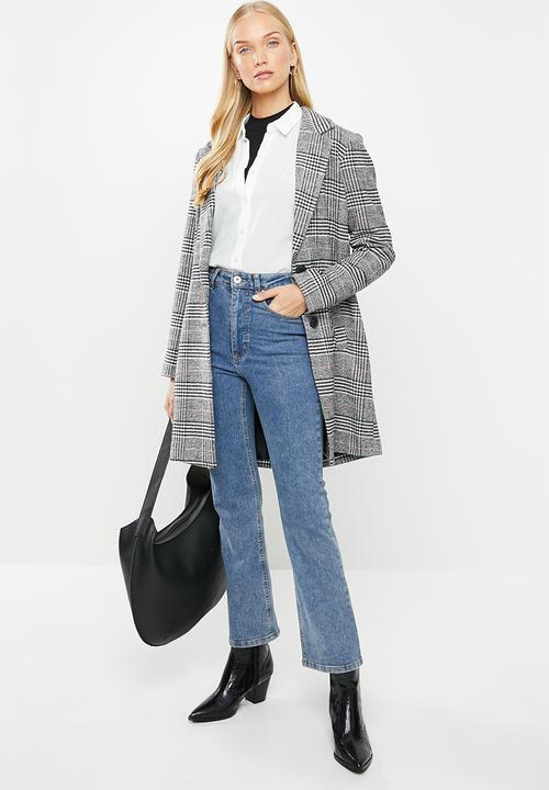 Jacqueline de Yong - Emma check jacket - multi 
