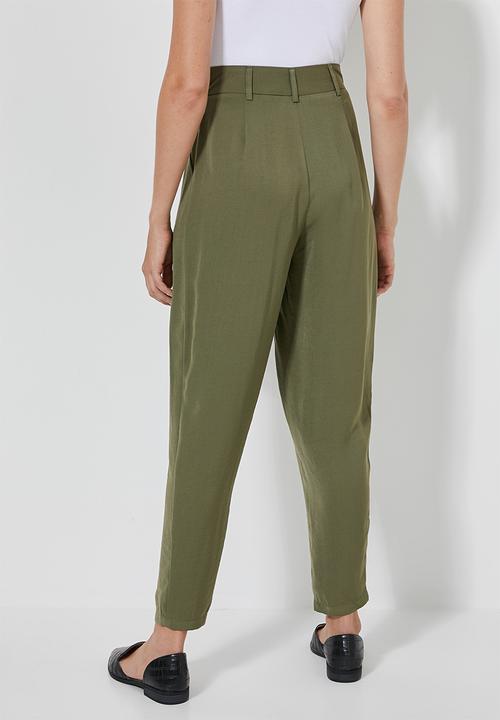 Superbalist - Extreme tapered trouser - khaki