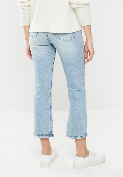 Factorie - Cropped flare jeans -  blue