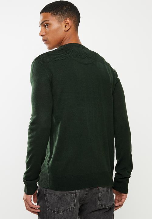 Brave Soul - Ghazelie button up cardi - green