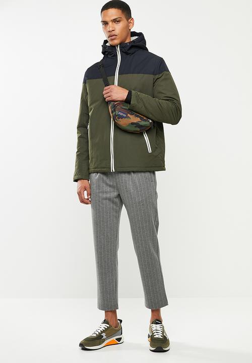 Brave Soul - Koeman Jacket - khaki & navy 