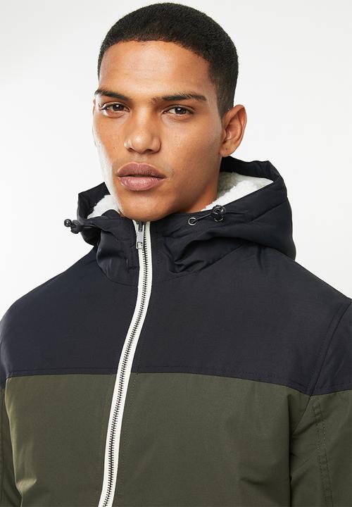Brave Soul - Koeman Jacket - khaki & navy 