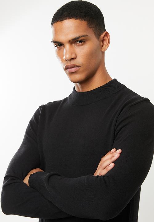 Brave Soul - Turtlee knitwear - black