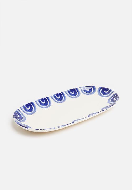 Maxwell & Williams - Suomi oblong platter - blue