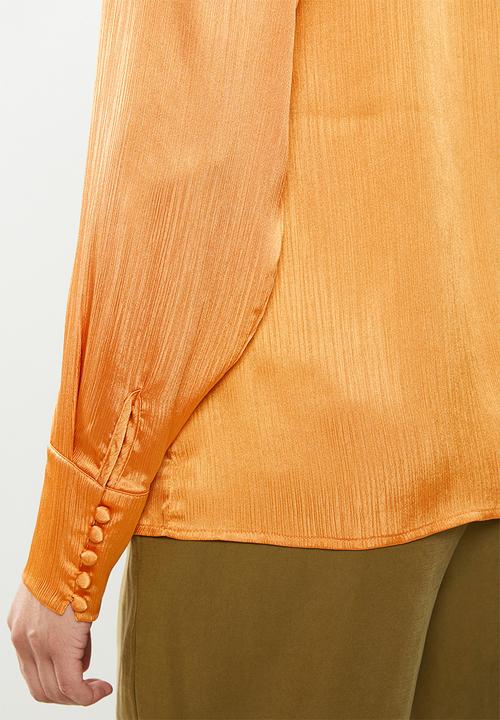 Glamorous - Satin blouse - orange