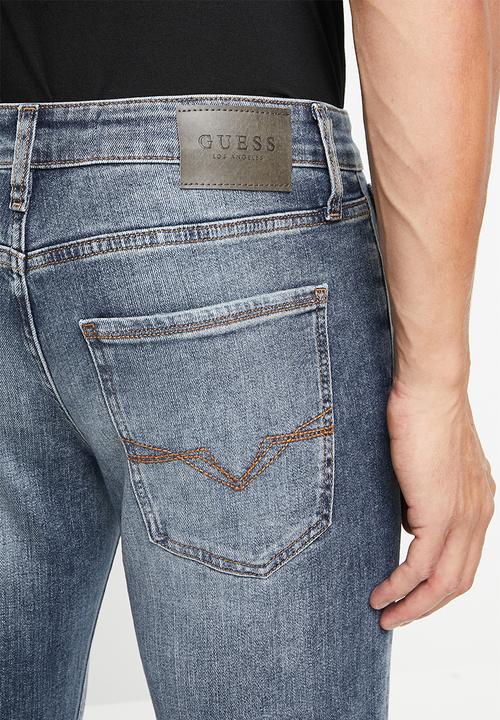 GUESS - Slim fit straight leg jeans - blue